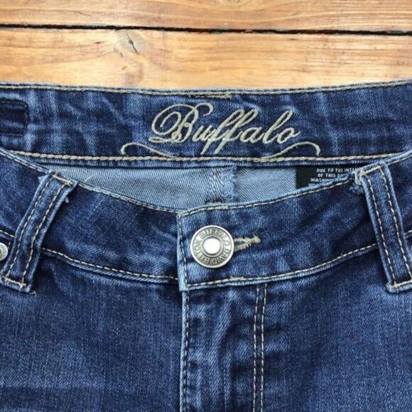 BUFFALO David Bitton jeans straight leg low rise stretchy soft denim size 4 - Picture 4 of 10